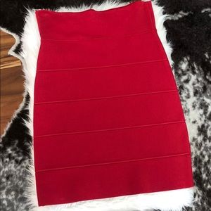 Bcbg maxazria skirt red